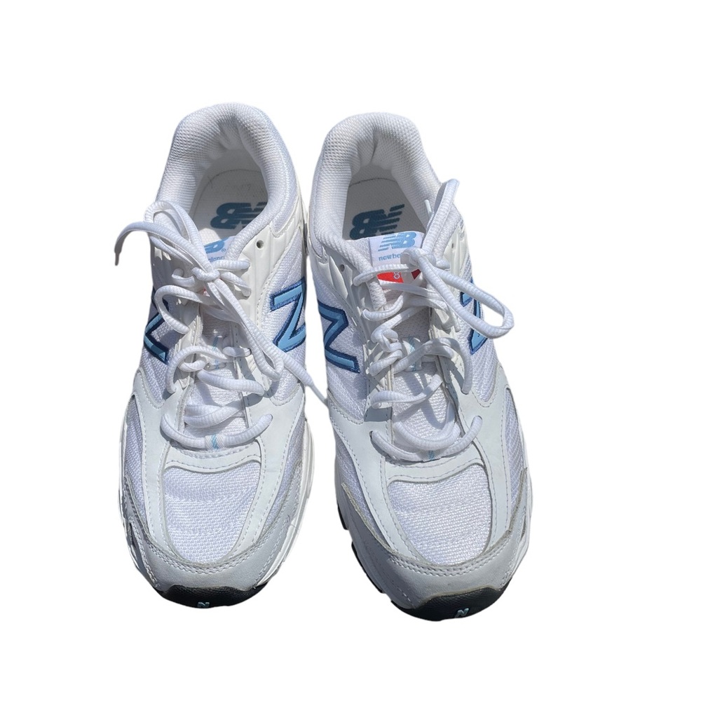 New Balance White and Blue Women's Sneakers